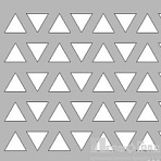 Оцинкованный перфорированный лист 0,8x1000x2000 мм Тип 3 8-9,4/6,4